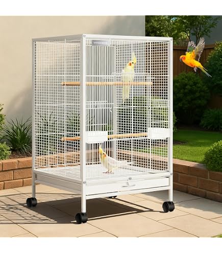 SANKO Easy Home Stainless Steel 37 Bird WH : Amazon.sg: Pet Supplies